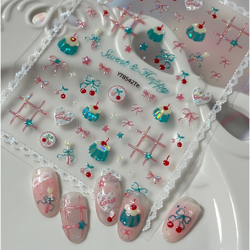 1 Stück Niedliche Sommer-Kirsc – Nail Art Red Cherry Bewertung und Preis