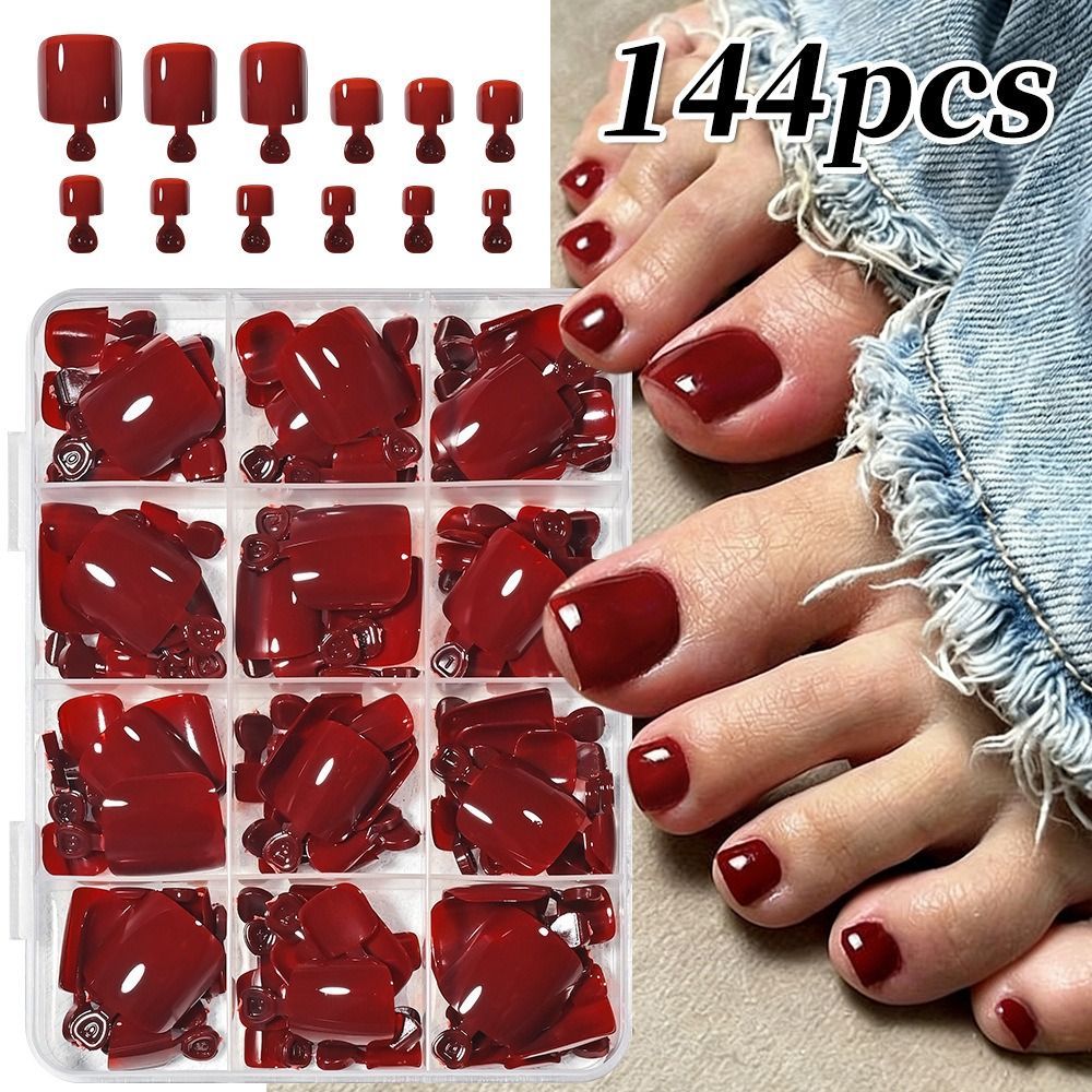 96/144/288 Stück Kurze Quadrat – Nail Art Y2K Bewertung und Preis
