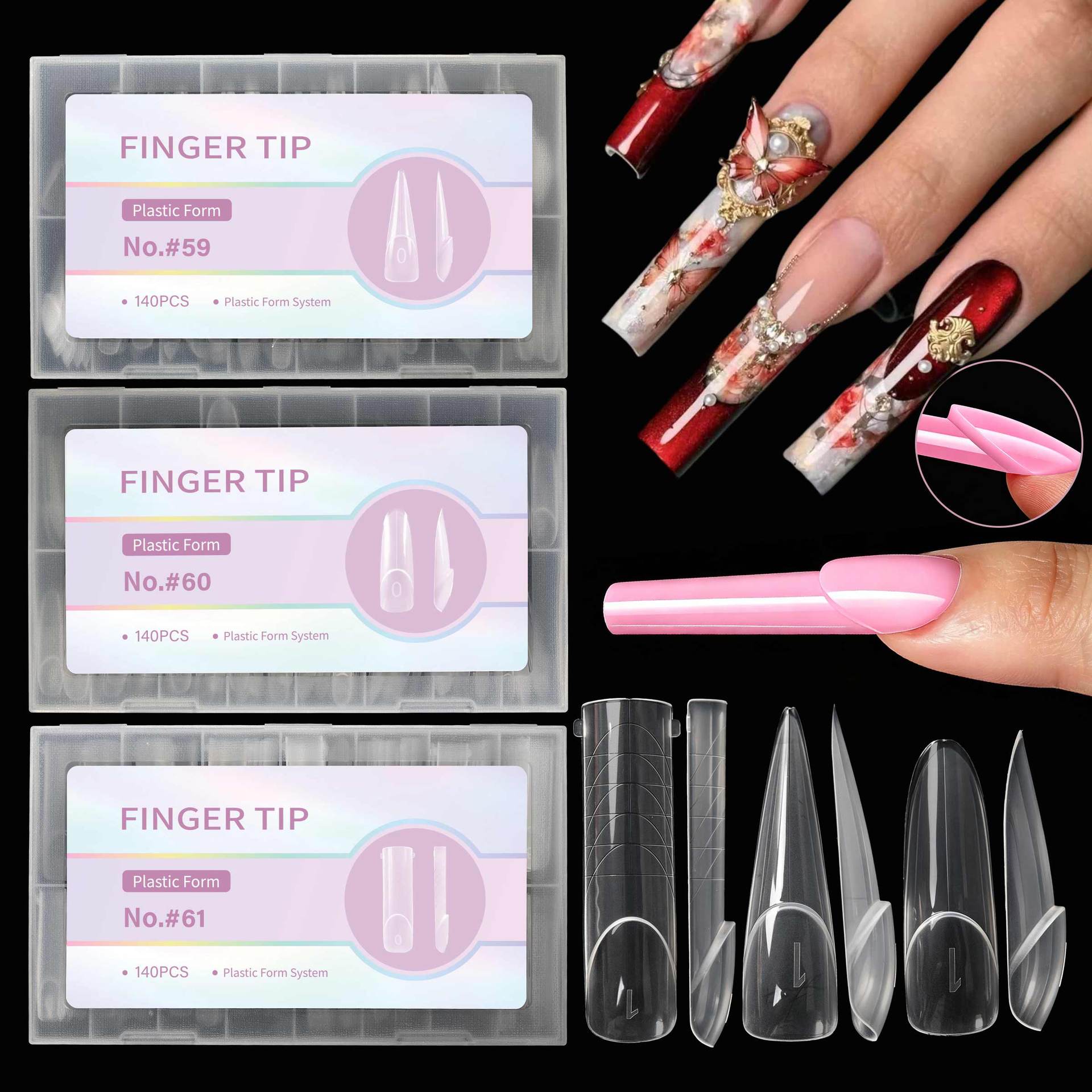 140 Stück Flachkantige Nagelve – Nail Art Denim Bewertung und Preis