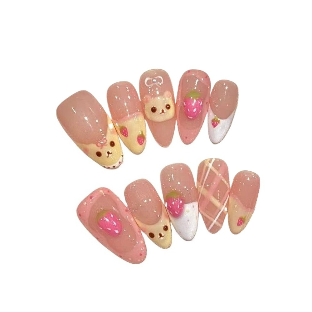 10 Stück Erdbeer-Bär Niedliche – Nail Art Strawberry Bewertung und Preis