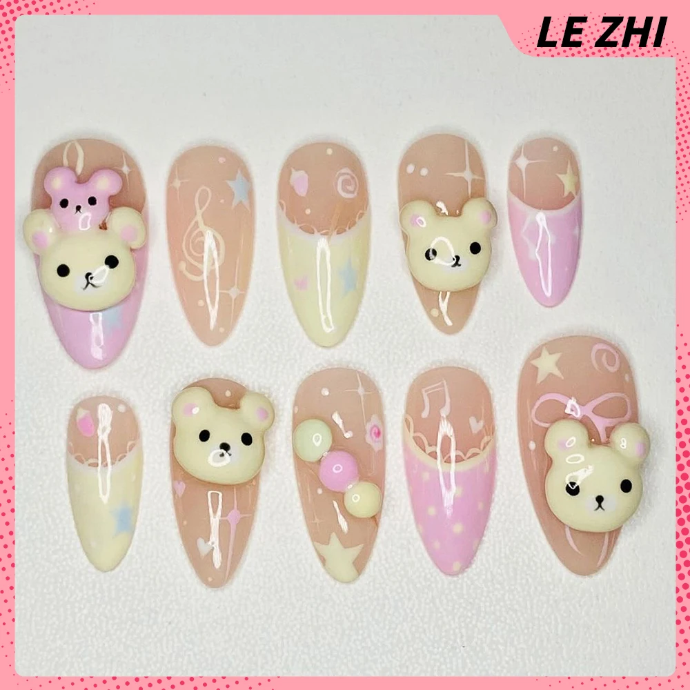 3D handgemachte Rilakkuma Pres – Nail Art Strawberry Bewertung und Preis