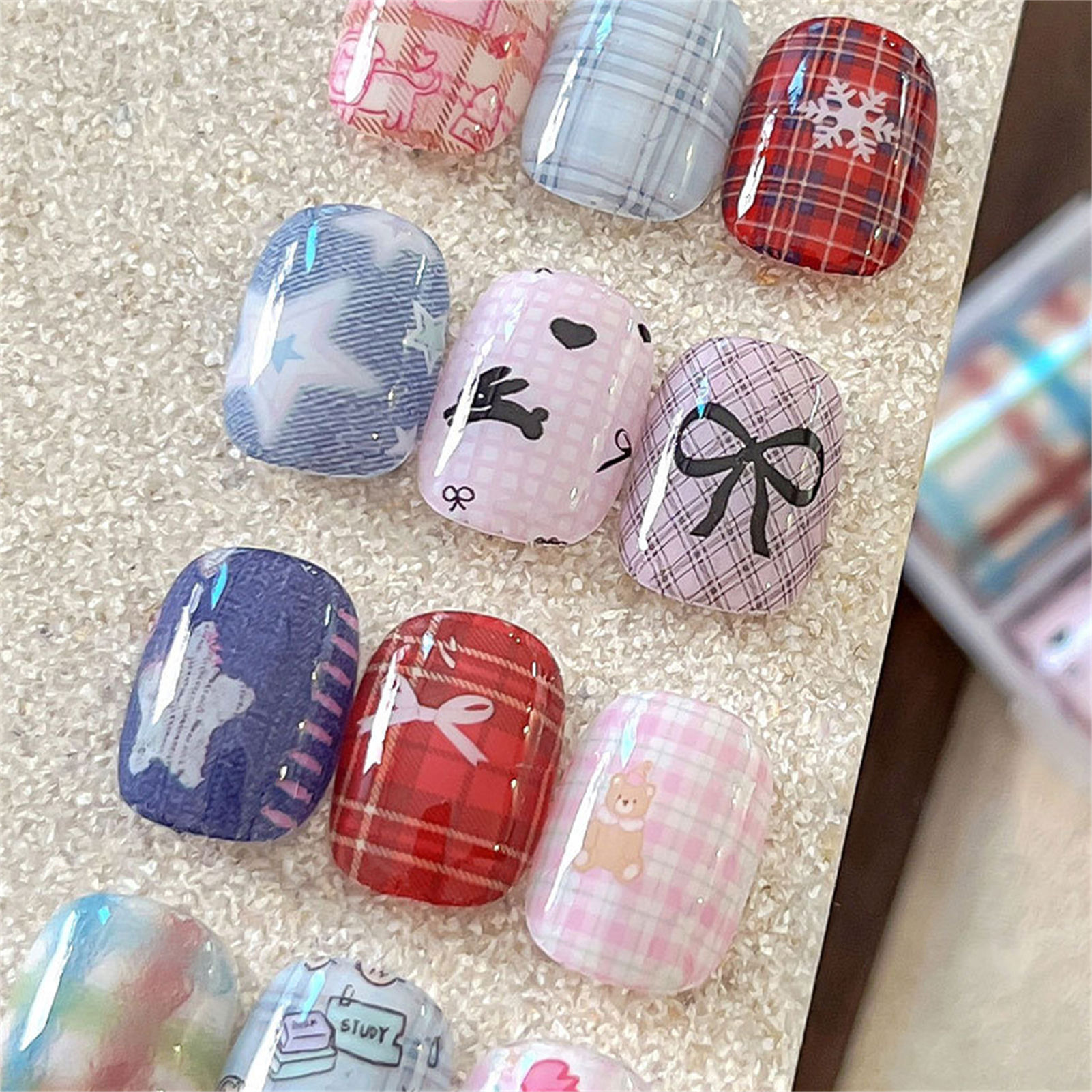 10 Rollen koreanische Nagelfol – Nail Art Denim Bewertung und Preis