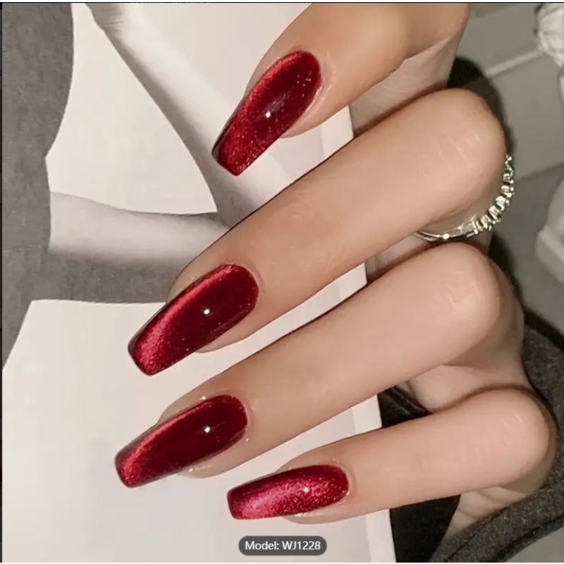 24 Stück rote Katzenauge mit N – Nail Art Red Cherry Bewertung und Preis