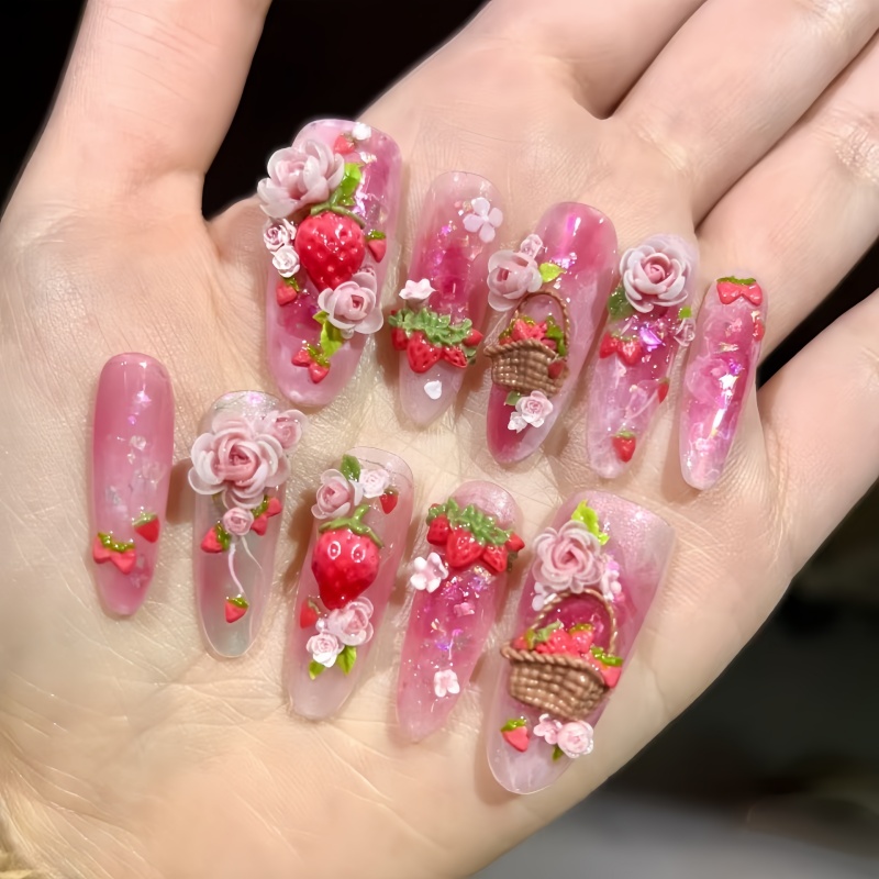1 Stück Erdbeer-Nagelform Fruc – Nail Art Strawberry Bewertung und Preis