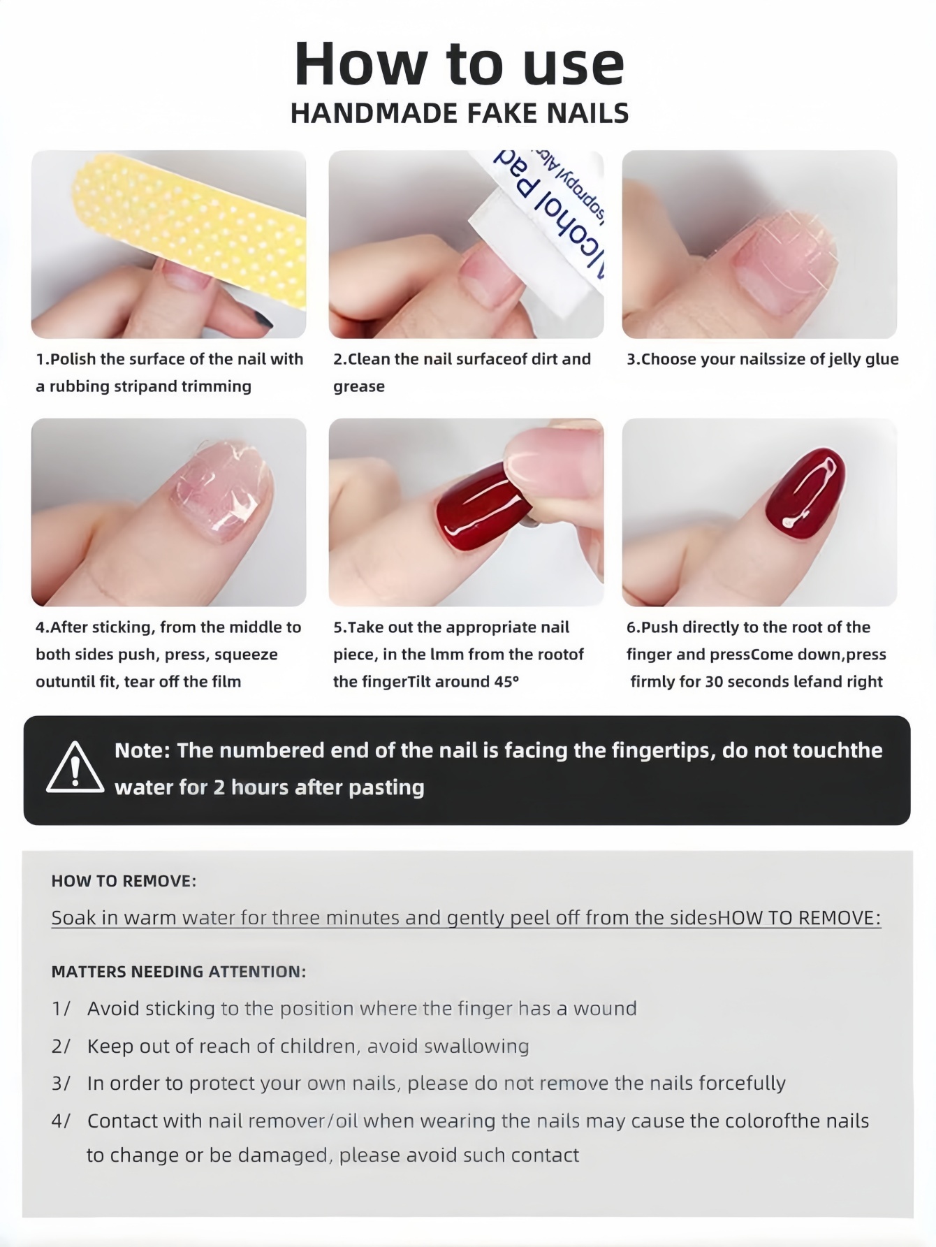 10 mandelförmige Nägel, schwar – Nail Art Y2K Bewertung und Preis