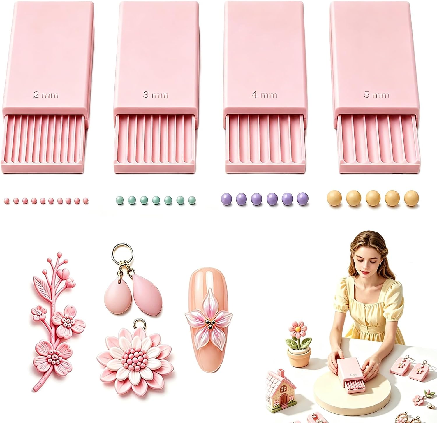 3D-Druck Ton-Gel-Ball-Maker-We – Nail Art Ideas Bewertung und Preis
