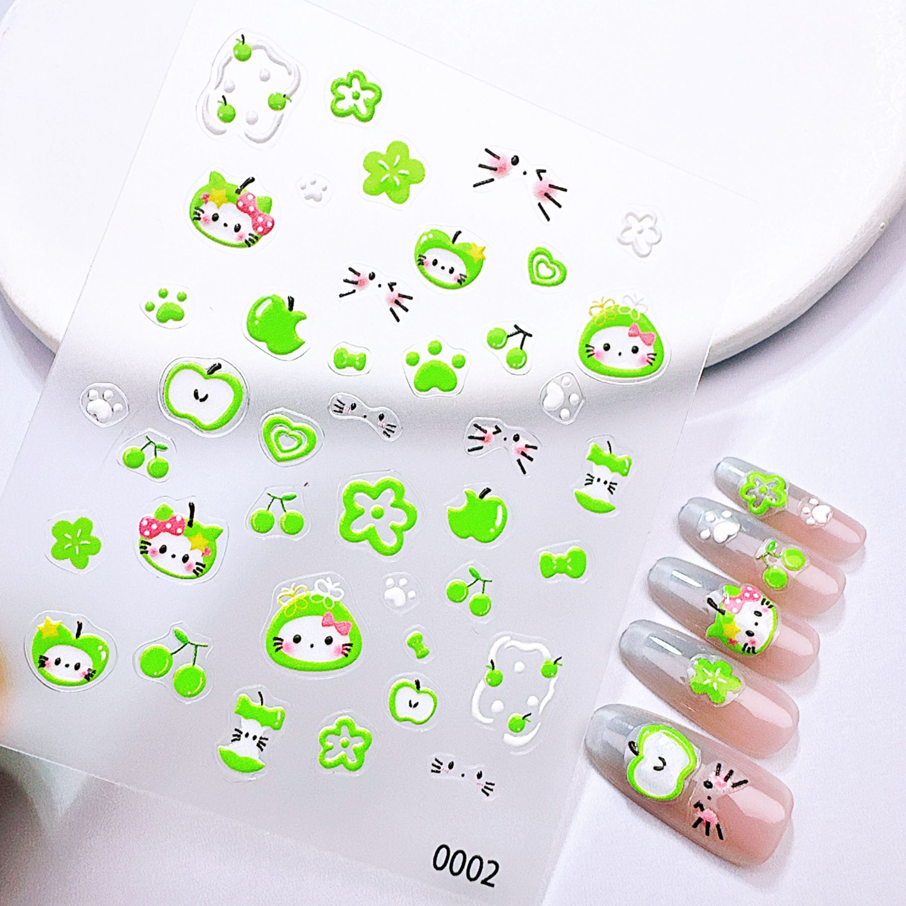 1 Stück grüne und rote Apple K – Nail Art Red Cherry Bewertung und Preis