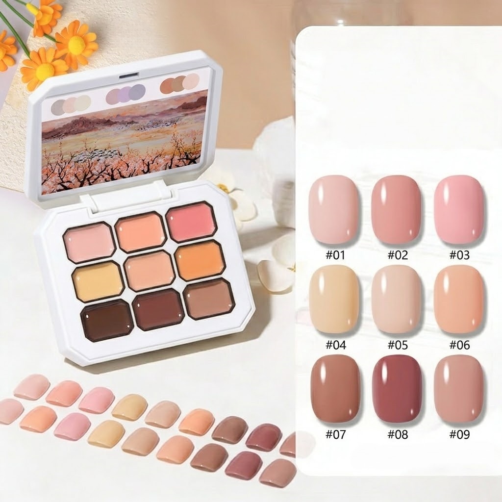 1 Stück 9-Farben Farbgel mit H – Nail Art Ideas Bewertung und Preis