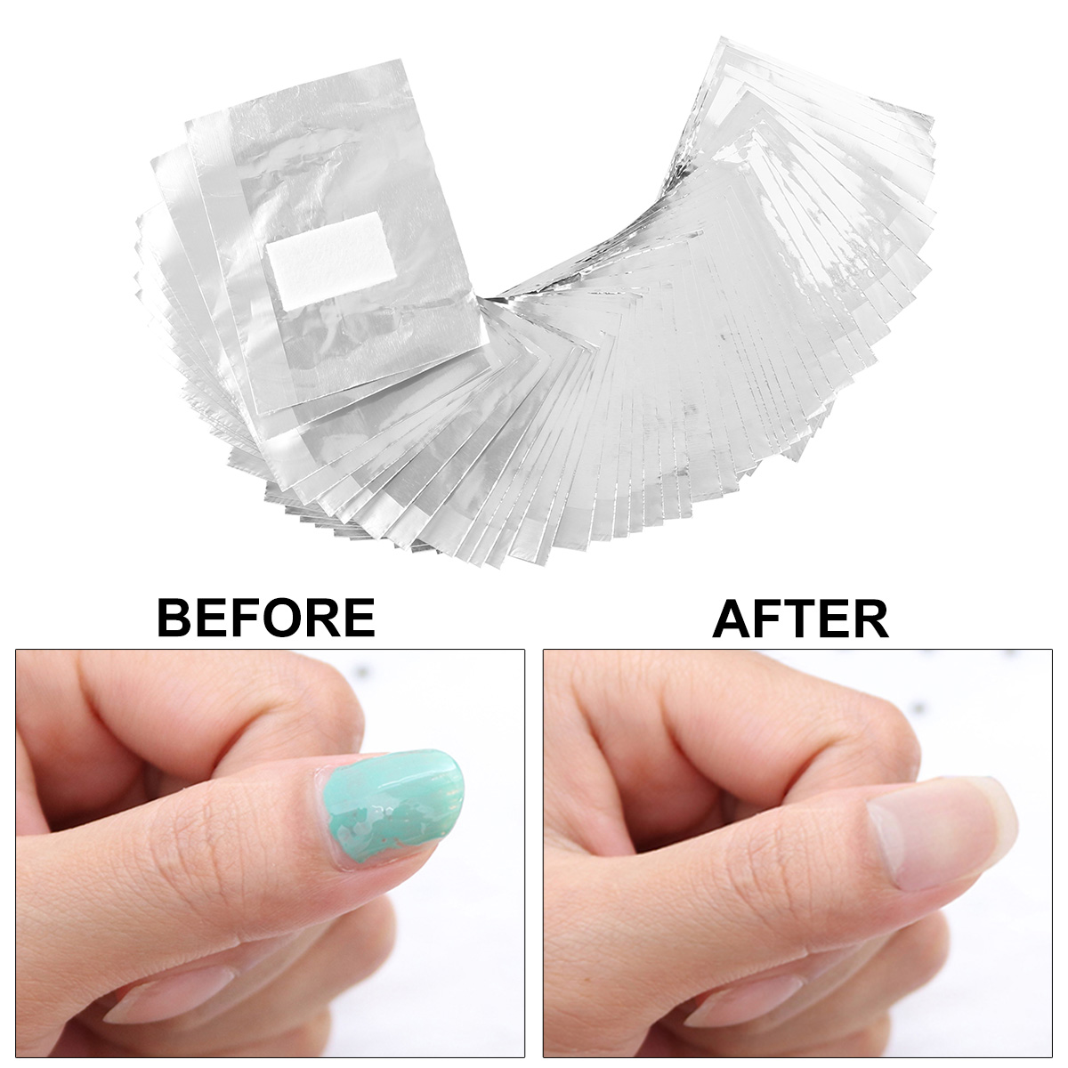 500/1000 Stück Aluminiumfolie  – Nail Art Ideas Bewertung und Preis