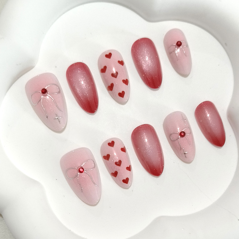 10 Stück Süße, Niedliche Herzf – Nail Art Y2K Bewertung und Preis