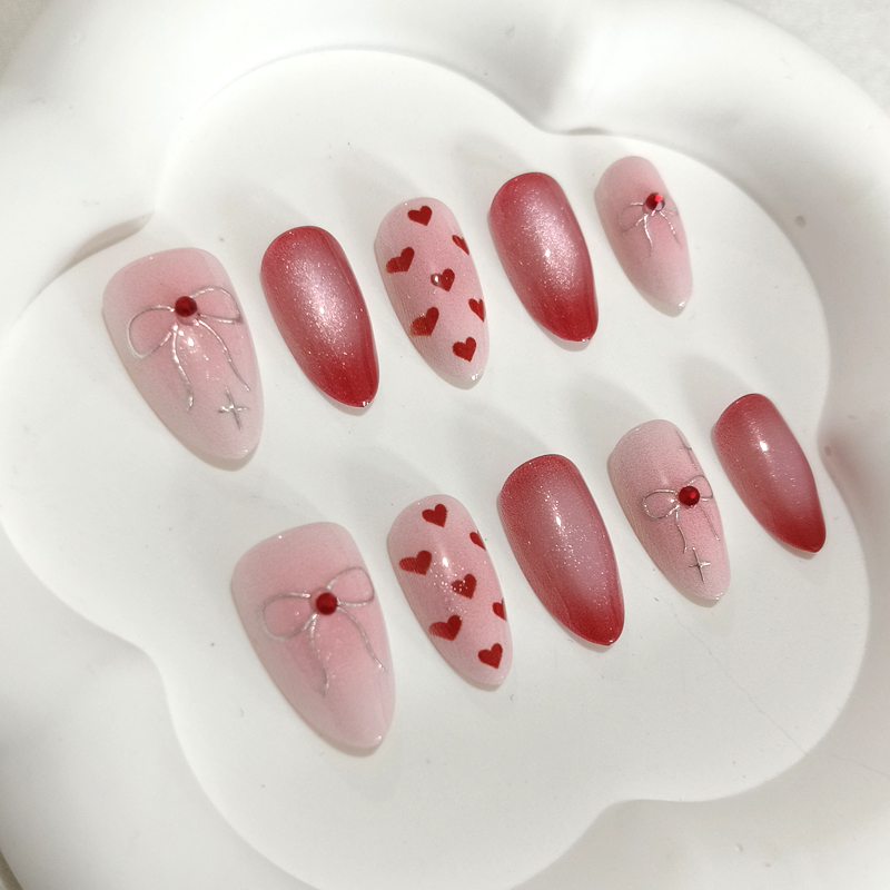 10 Stück Süße, Niedliche Herzf – Nail Art Y2K Bewertung und Preis