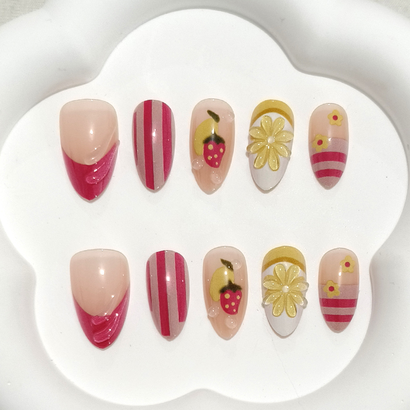 10 Stück Süße, Niedliche Herzf – Nail Art Y2K Bewertung und Preis